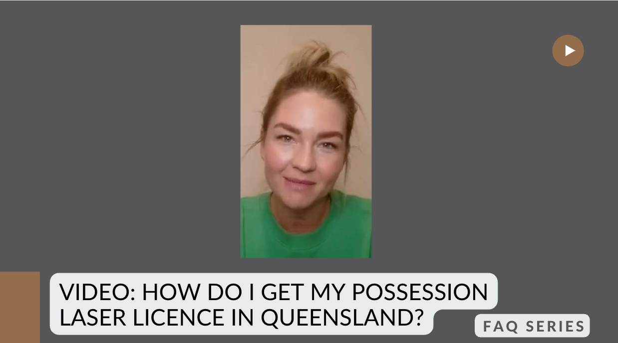 How do I get my possession licence in Queensland?