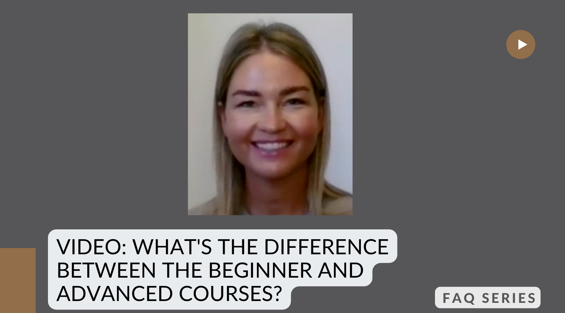 What's the difference between the Beginner (LSO) and Advanced courses?